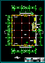 西安古建营业厅施工CAD平立面设计图-图二