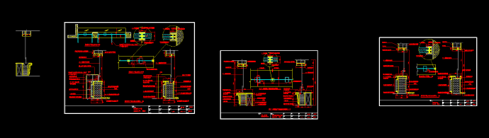某商业银行柜台装修设计CAD平面图_图1