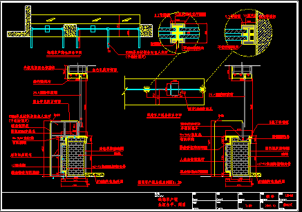 某商业银行柜台装修设计CAD平面图-图二