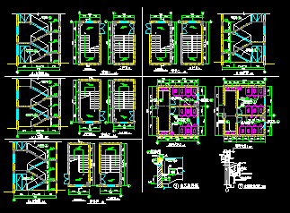 某工业厂房二层车间建筑CAD设计施工图-图二