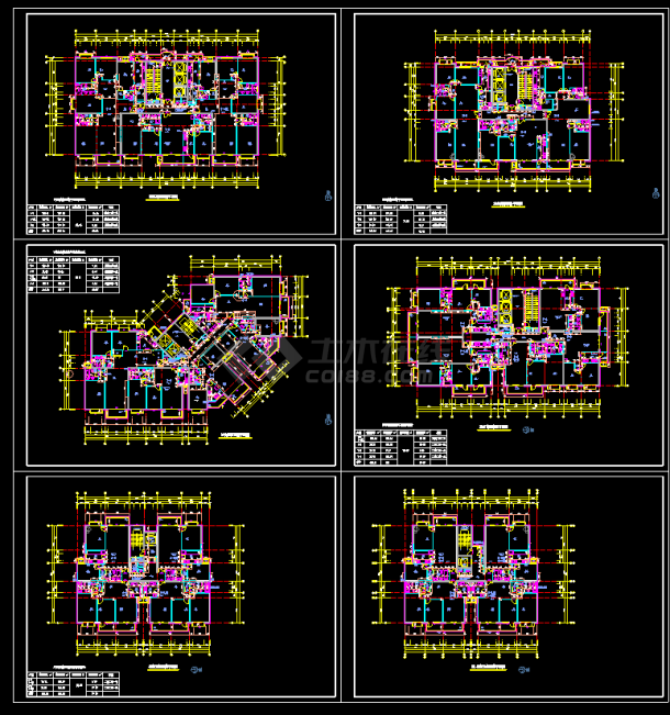 北京某超大户型建筑CAD设计施工图纸-图一