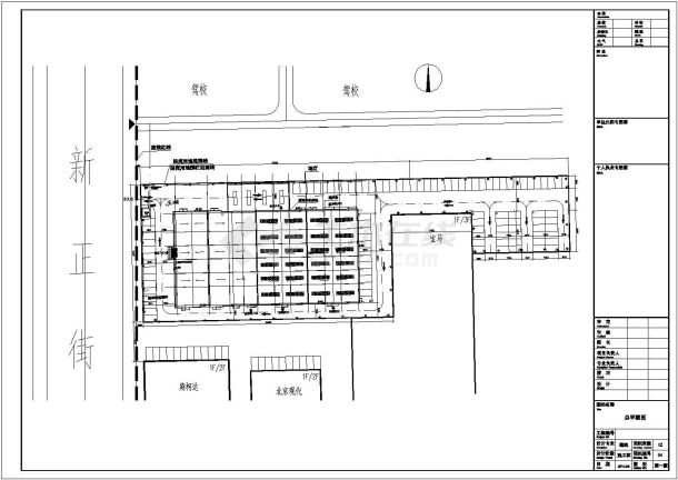 某城市路虎4S店车间和展厅建筑施工图-图二