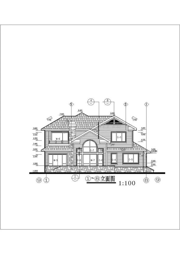 农村自建经典别墅建筑施工图（30套图纸上收集）-图一