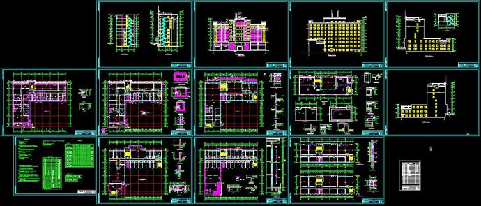 某住宅办公综合楼建筑cad设计方案图(含设计说明）_图1