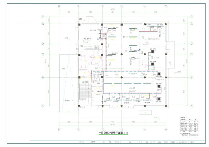 道骆家头邻里中心设计项目(5层 3000方） 暖通施工图_图1