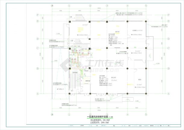道骆家头邻里中心设计项目(5层 3000方） 暖通施工图-图二