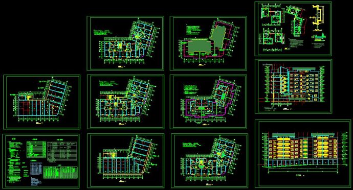 某大型生活区住宅楼建筑设计施工方案图(含设计说明）_图1