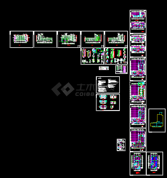 某市区临城农贸市场CAD建筑施工图-图一