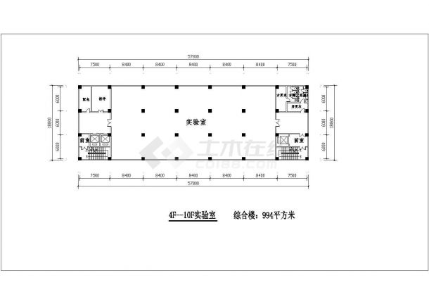 某16层框架结构办公楼建筑方案设计图纸-图一