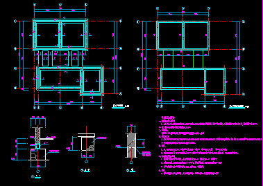 某地仿古厕所建筑设计CAD施工图-图二