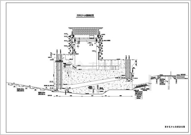 黄河某河床式电站厂房结构布置图纸-图二