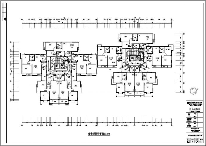 贵州省18层剪力墙结构经济适用房建筑结构施工图（含水电暖）_图1