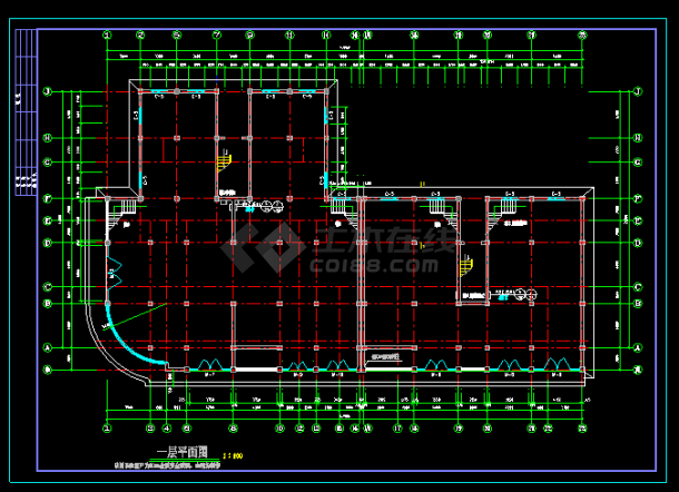 某商住楼全套施工设计CAD建筑图-图二