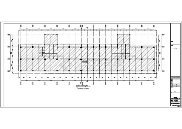 某写字楼改造加固结构设计施工图纸-图一