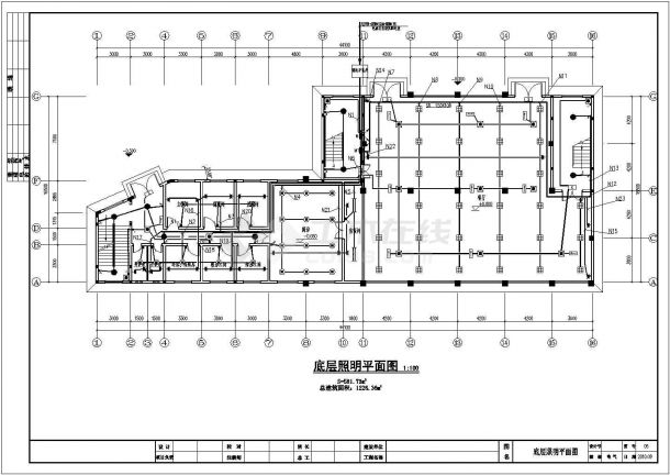 【重庆】某中学食堂工程电气施工图纸-图二