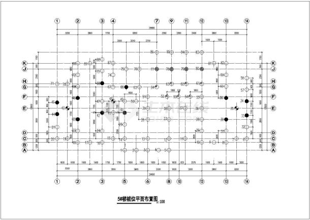 山东省某地安置社区西南片区全套结构施工图-图一