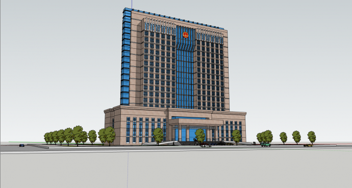行政办公楼设计su模型_图1