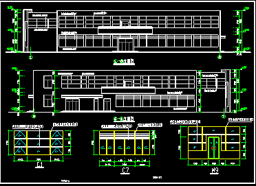 某职工食堂建筑施工CAD平面设计图纸-图二