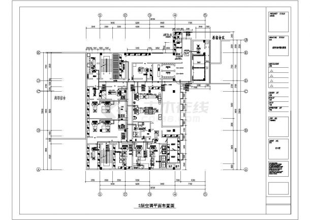 某大型娱乐餐饮综合楼空调设计施工图-图二