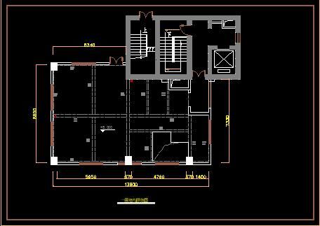 厦门某三层空中别墅全套室内装修设计图-图二