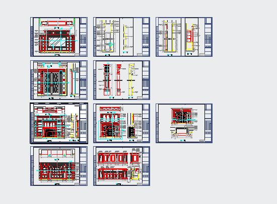 上海超奢华独栋三层别墅室内施工图（含效果图）_图1