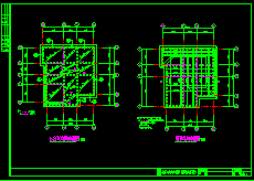 某别墅结构建筑CAD平立面设计施工图-图二