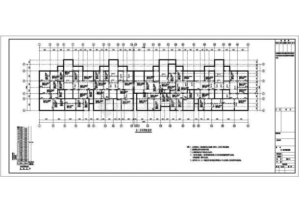 某十七层住宅楼剪力墙结构设计施工图纸-图二