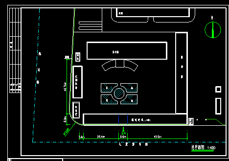 某经典沿街综合楼建筑cad平立面图-图二