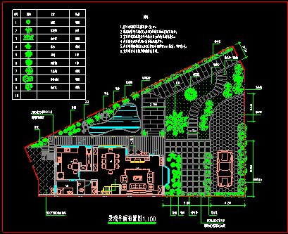 某住宅全套装修CAD设计施工平面图纸-图二