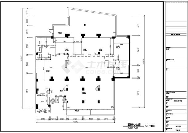 【福州】混搭超经典海鲜主题餐厅室内装修施工图(含效果）-图二