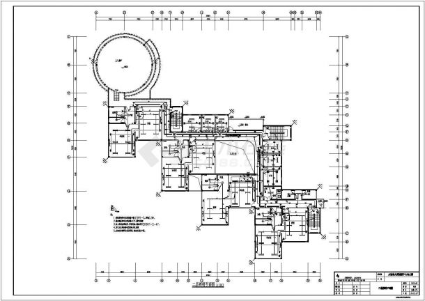 湖北地区某幼儿园建筑电气设计施工图-图二