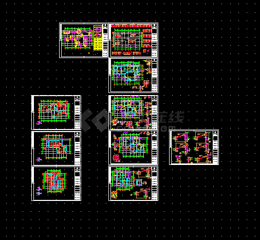 小型别墅建筑方案设计全套CAD详图-图一