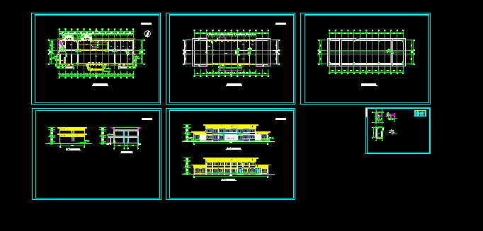 中式餐厅建筑设计方案全套CAD图纸_图1