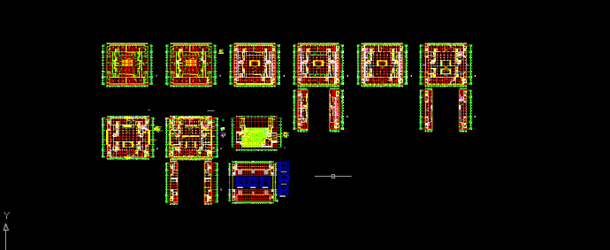 某大型超市建筑设计施工全套CAD图_图1