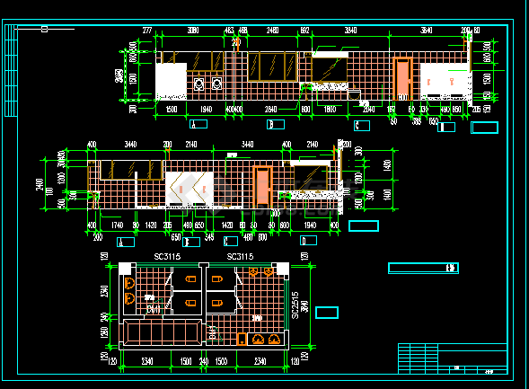 电信办公大楼建筑设计方案全套CAD图纸-图二