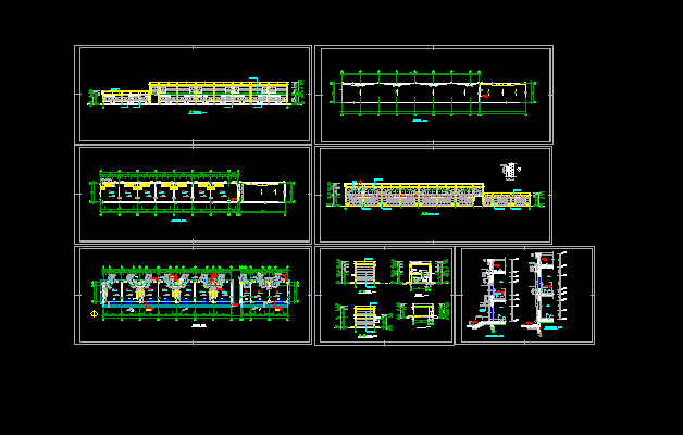 某二层商业楼建筑方案设计全套CAD图纸_图1