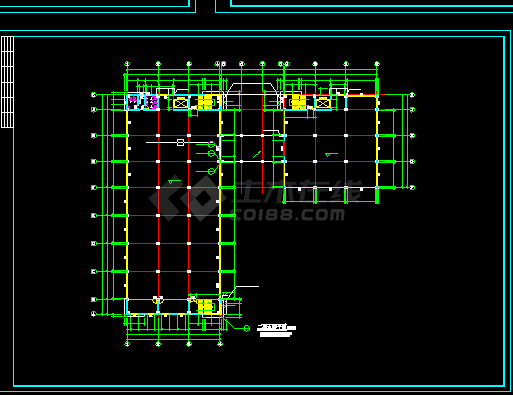 某多层厂房建筑方案设计全套CAD图纸-图二