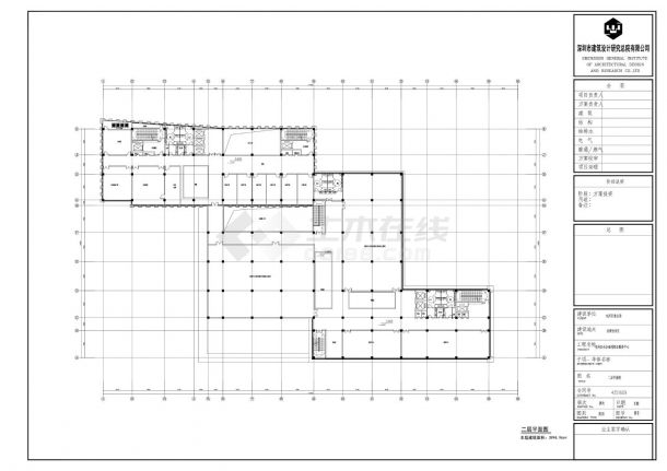 包河区社会福利中心建施平面CAD图-图二