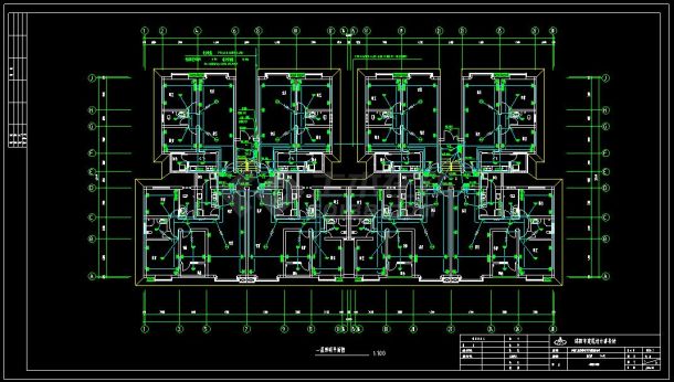 某地多层住宅建筑电气方案设计CAD图(含设计说明）-图二