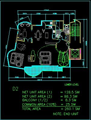 国外某别墅规划设计方案CAD图纸-图二