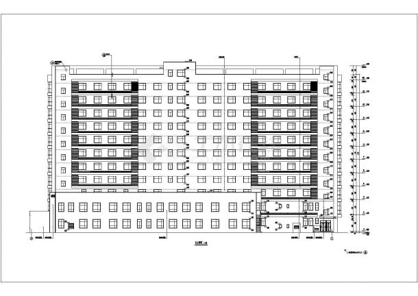 河北省衡水市某住宅小区一期建筑设计施工图-图一