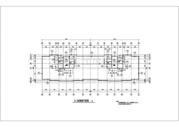 河北某地住宅小区建筑结构施工图（5栋）-图一