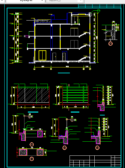 某大型办公楼建筑方案设计全套CAD图纸-图二