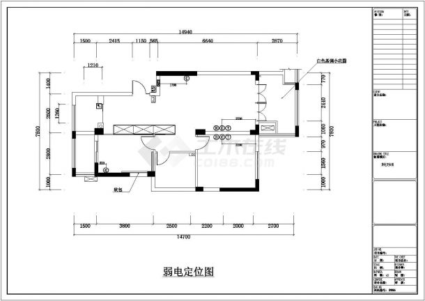 【重庆】高端住宅小区现代两居室商品房设计装修图-图一