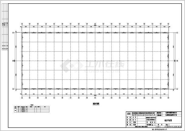 湖南某48米跨门式钢架厂房结构设计施工图-图二