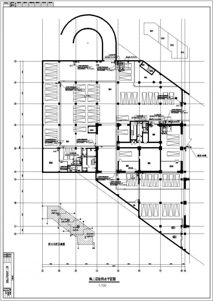 某十九层综合楼建筑给排水设计施工图_图1