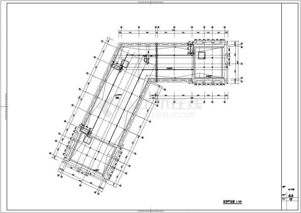 某五层工业厂房框架结构设计施工图-图一