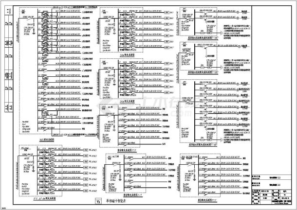 【上海】6层框架剪力墙结构综合办公楼全套电气施工图（含计算书）-图二