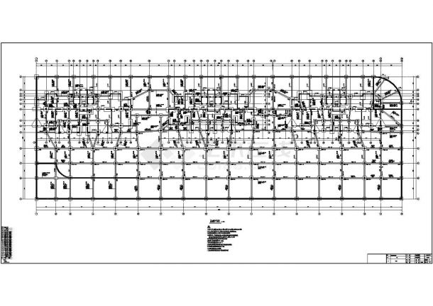 浙江沿海地区16层框架剪力墙结构设计施工图-图二