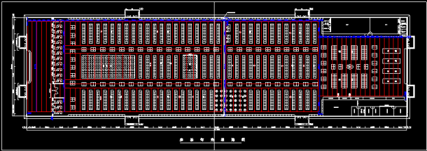 某超市建筑设计施工CAD方案平面图-图二